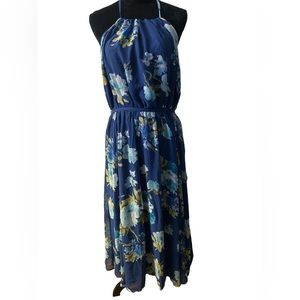 Lulu’s floral print halter dress